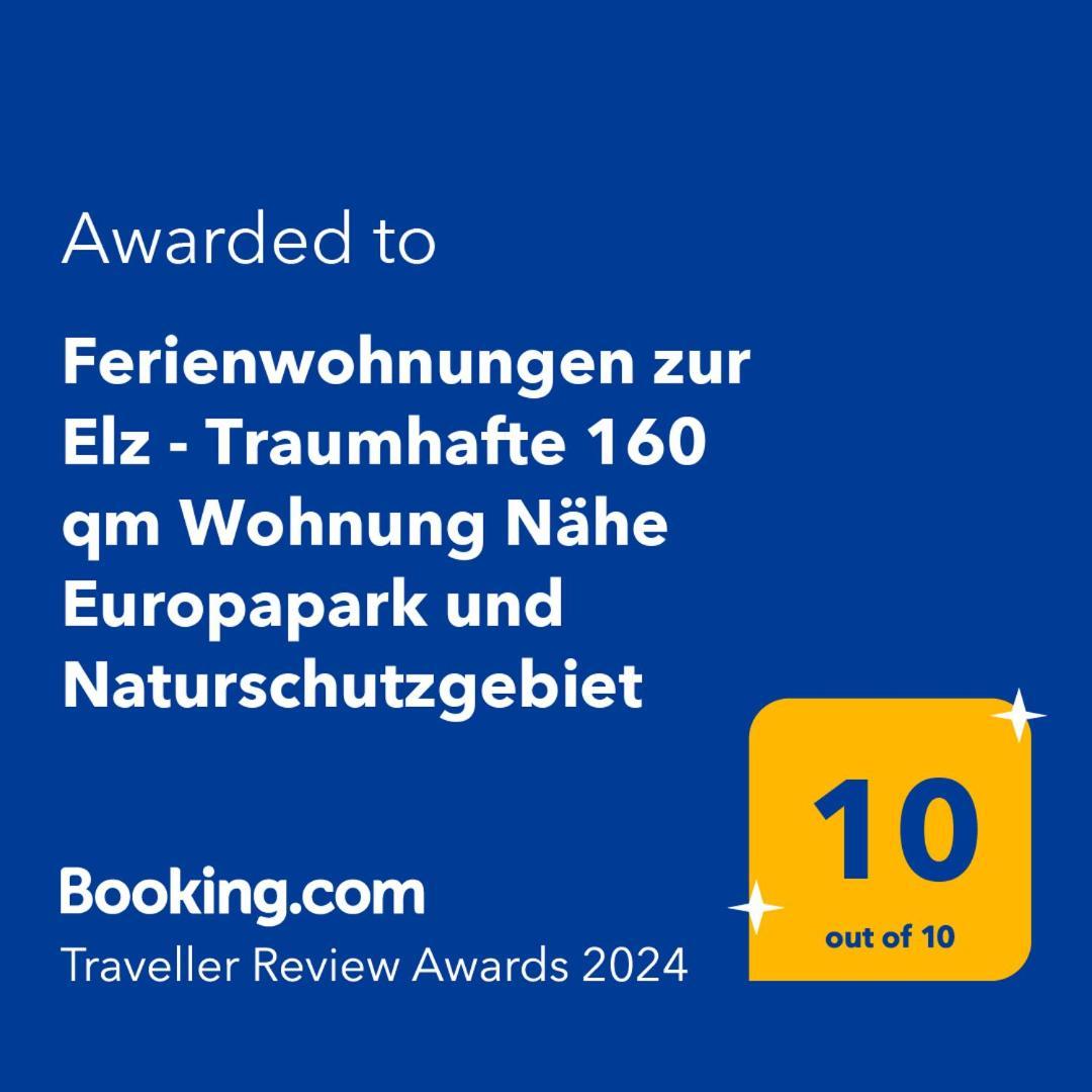 Ferienwohnungen Zur Elz - Traumhafte 160 Qm Wohnung Mit Pool Und Garten Naehe Des Europaparks Kappel-Grafenhausen Exterior foto